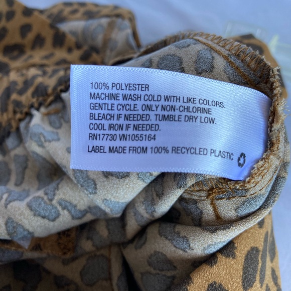 A New Day animal print dressy shorts. Size XS. - Picture 5 of 7